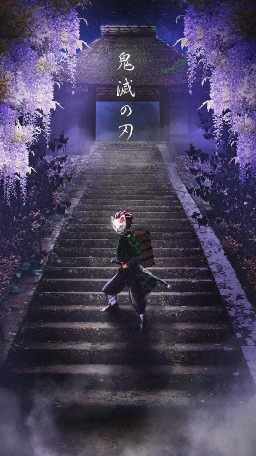 ai character: demon slayer background