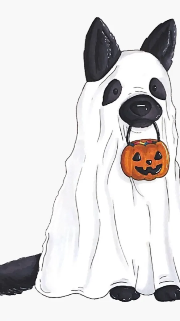 ai character: Ghost dog aka pet background