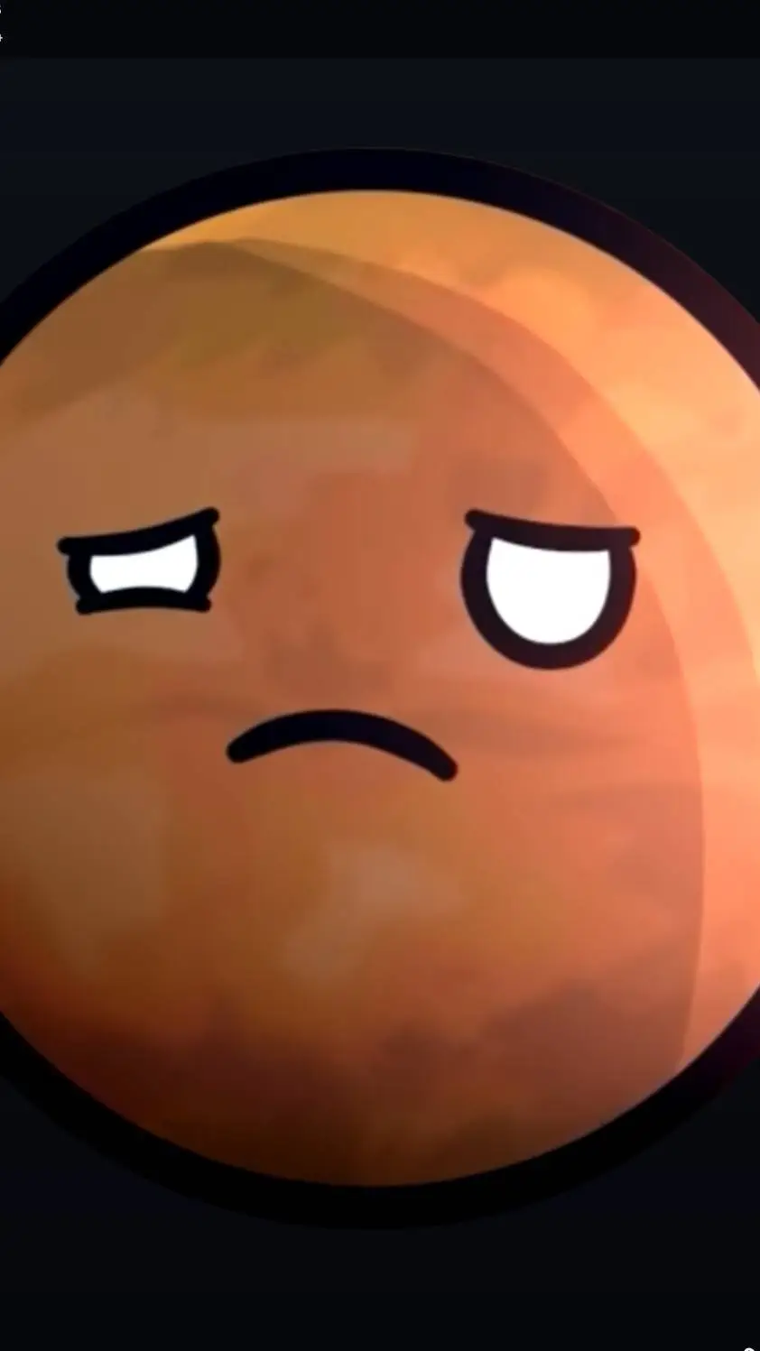 ai character: Mars *solarballs* background