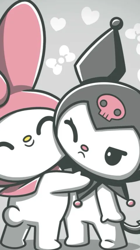 ai character: Kromie  my melody background