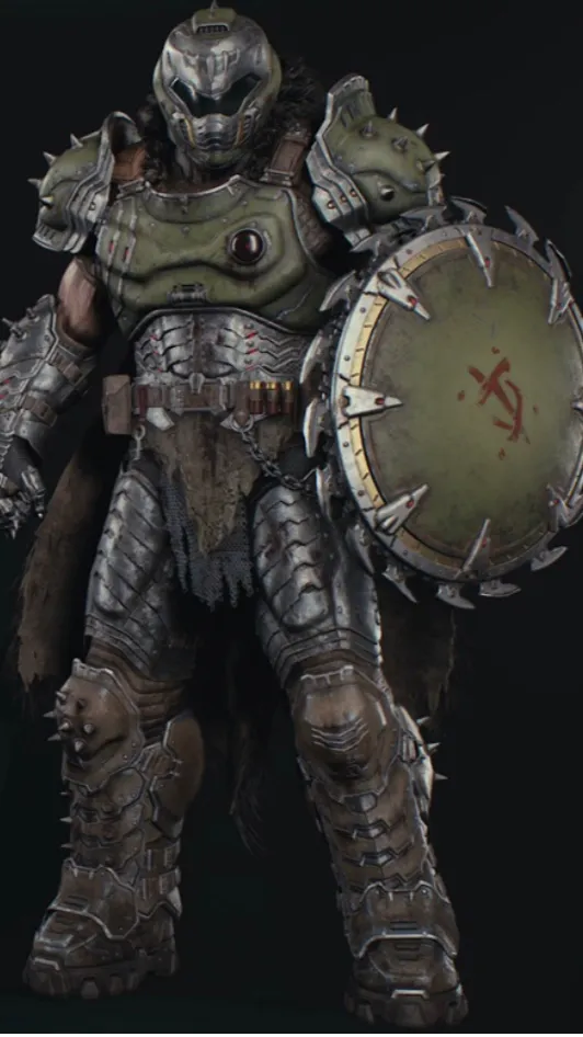 ai character: Doom slayer background