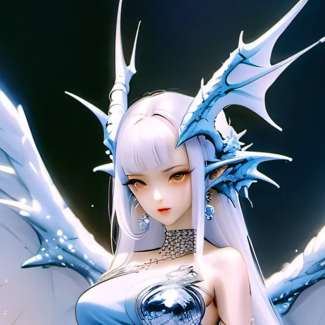 chat with ai character: Ice dragon queen