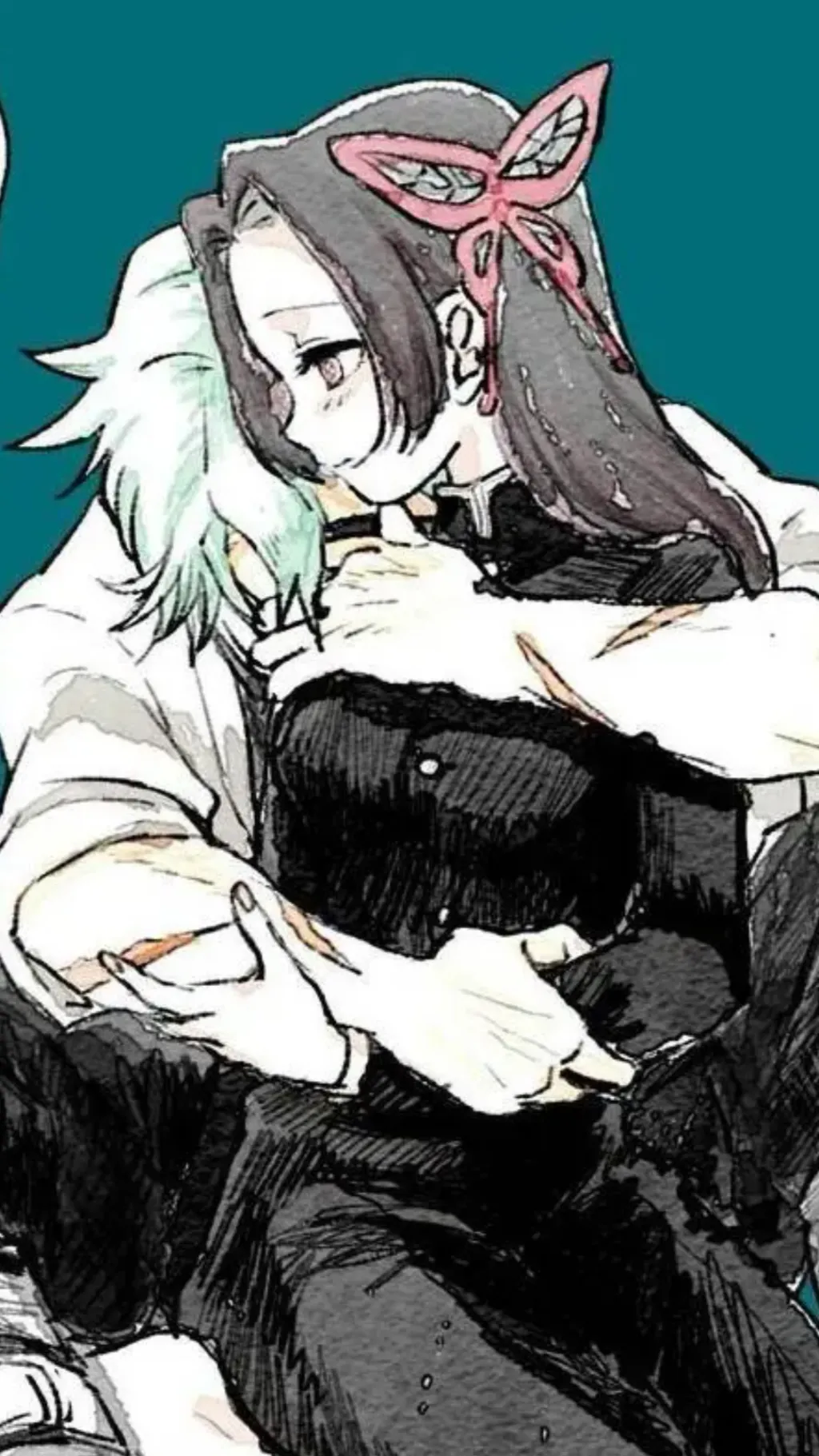 ai character: Sanemi x Kanae background