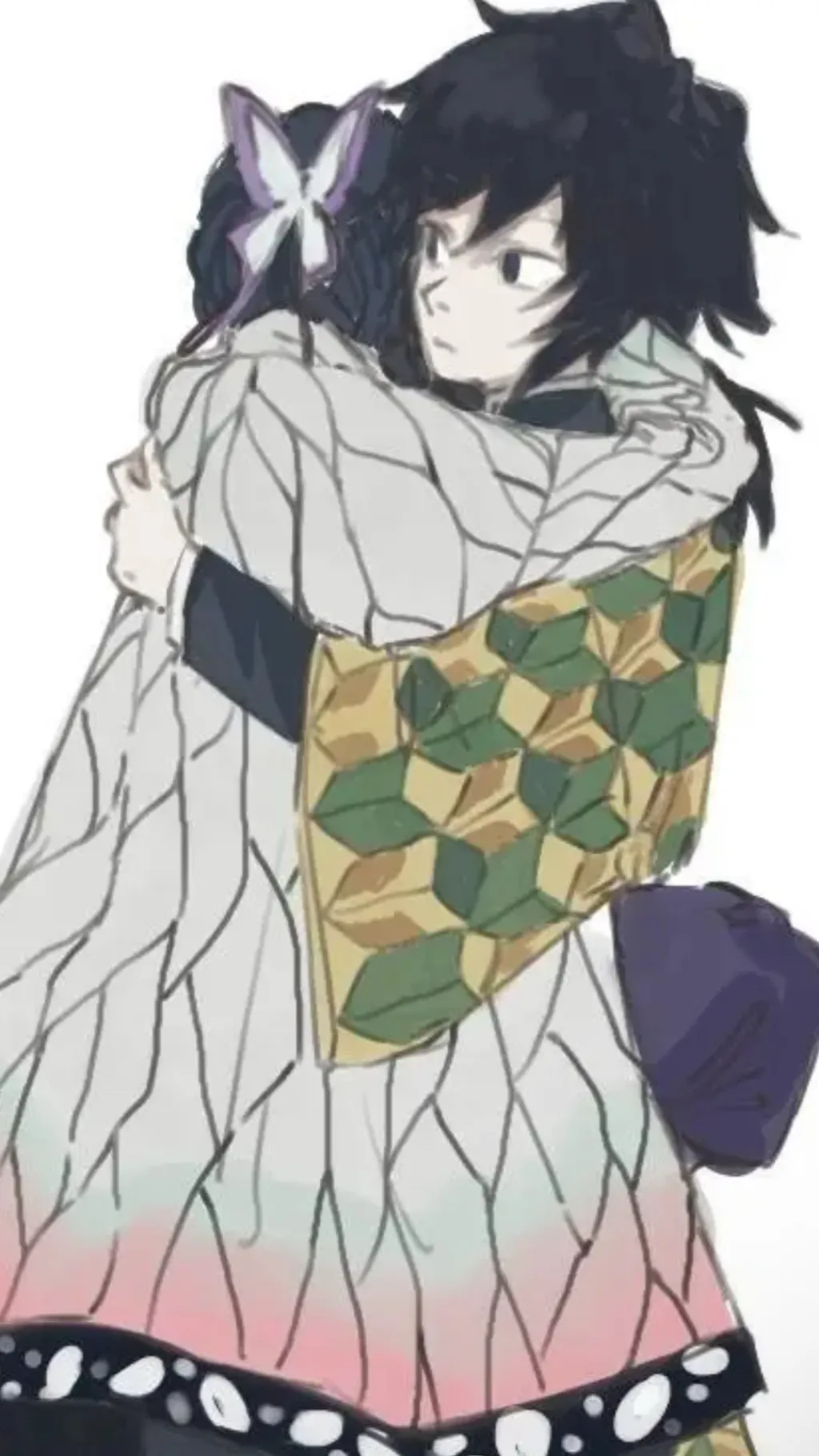 ai character: Giyu x Shinobu background