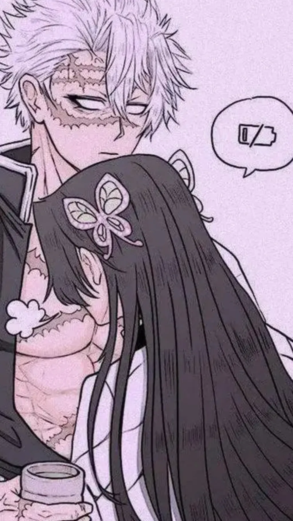 ai character: Kanae is tired background