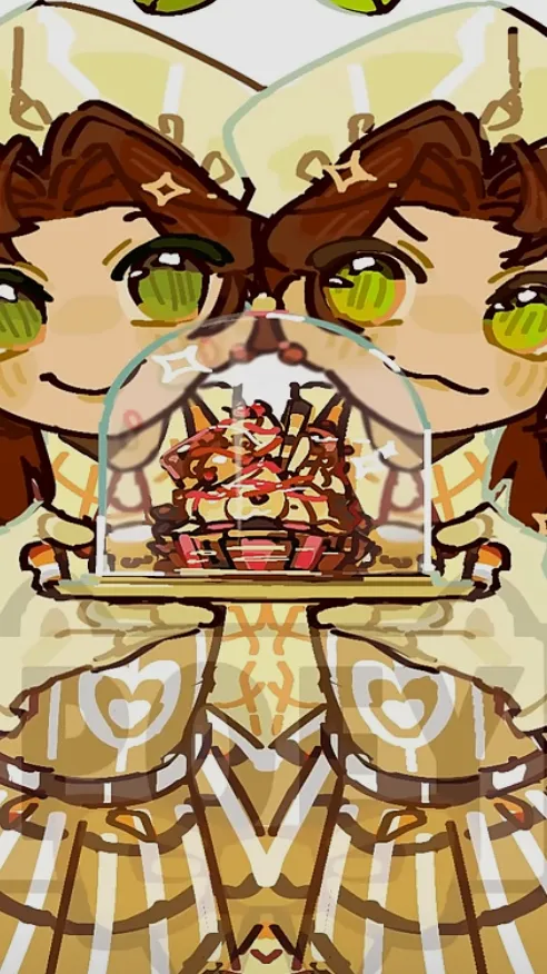 ai character: Twins.. background