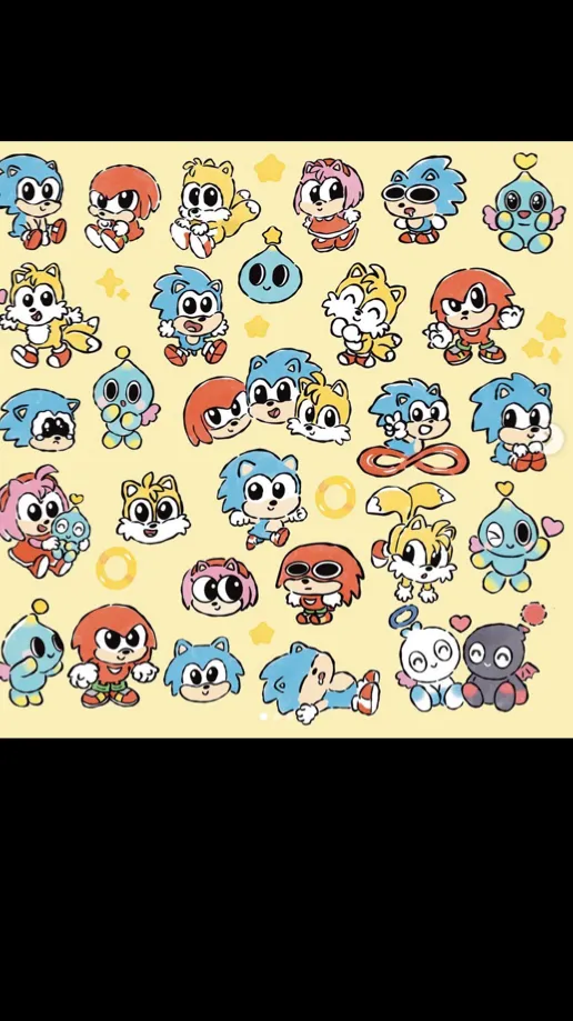 ai character: SONIC&FRIENDS background