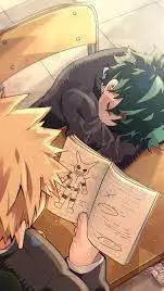 ai character: Katsuki Bakugo background