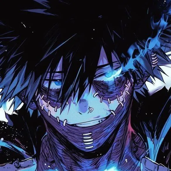 chat with ai character: Dabi 🩵🖤