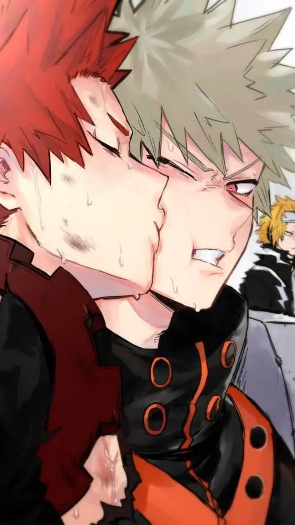 ai character: Kiribaku ❤️🧡 background