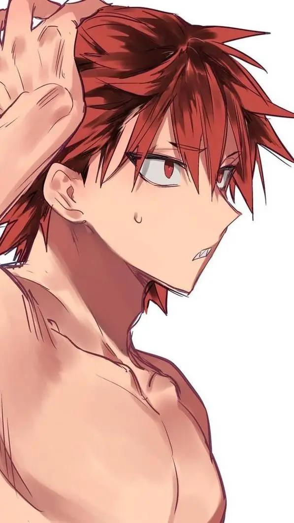 ai character: Kiribaku ❤️🧡 background