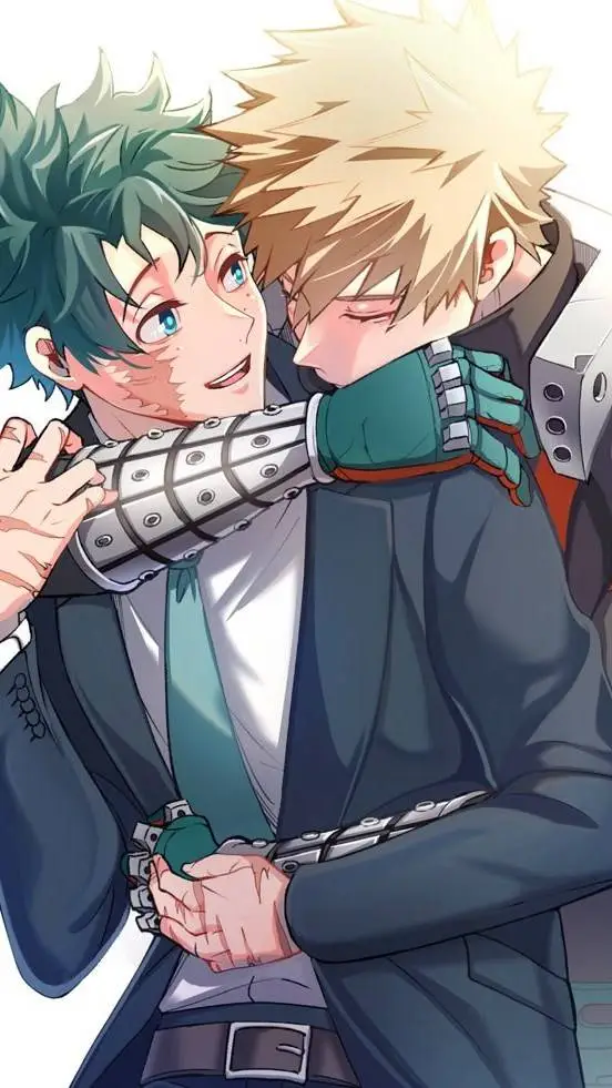 ai character: DekuBaku 💚🧡 background