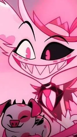 ai character: ♡angel dust♡ background