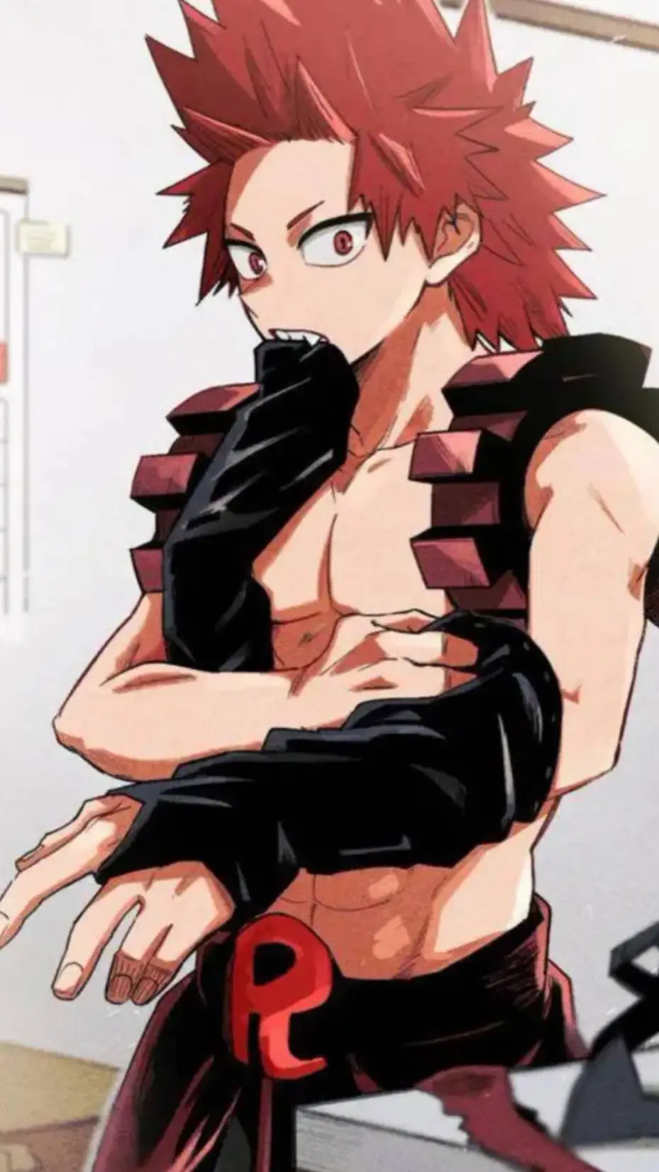ai character: Kirishima  background