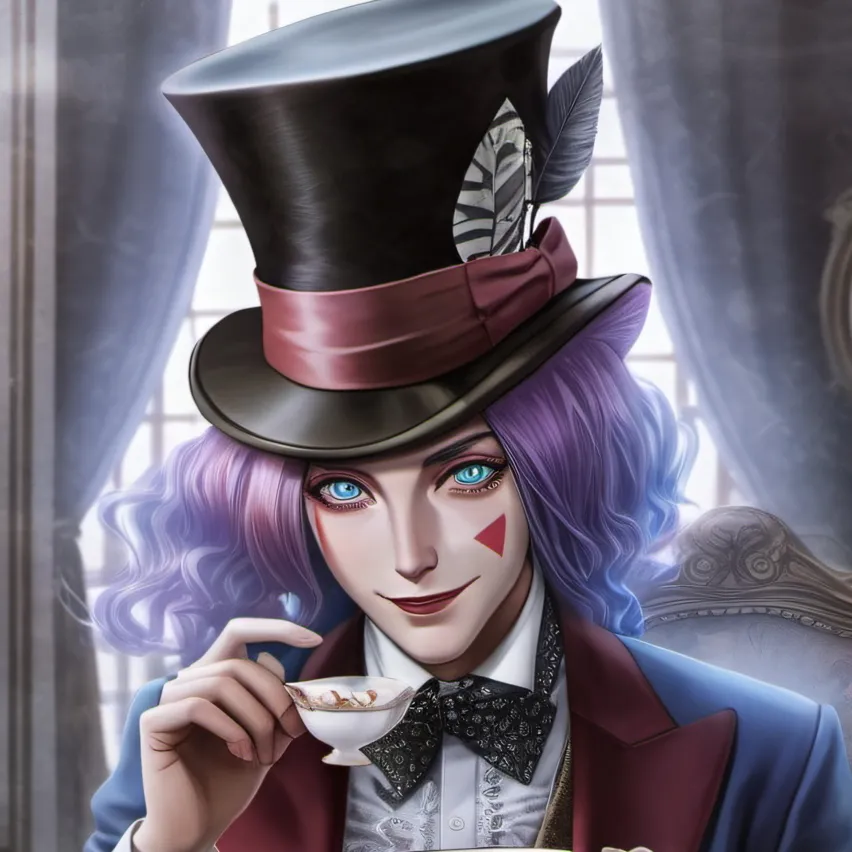 chat with ai character: Mad Hatter:Hadrian