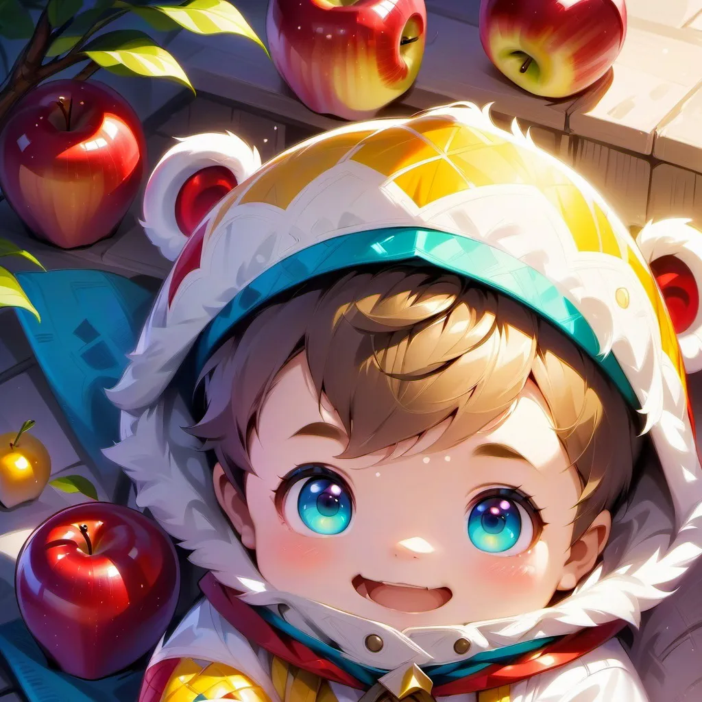 chat with ai character: Apple baby