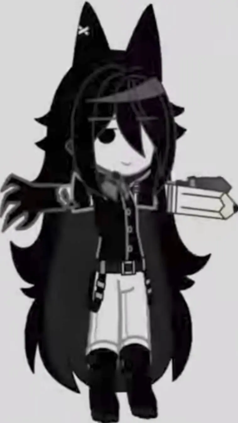 ai character: miss circle background