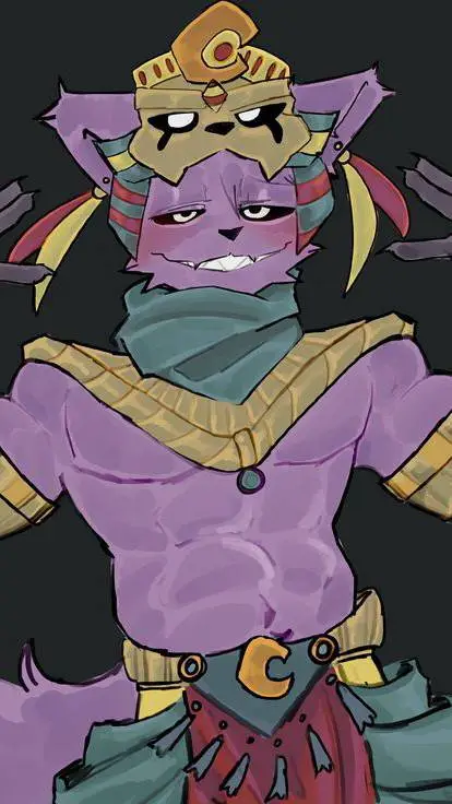 ai character: catnap background