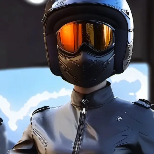 chat with ai character: biker girl
