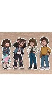 ai character: The Fruity Four background