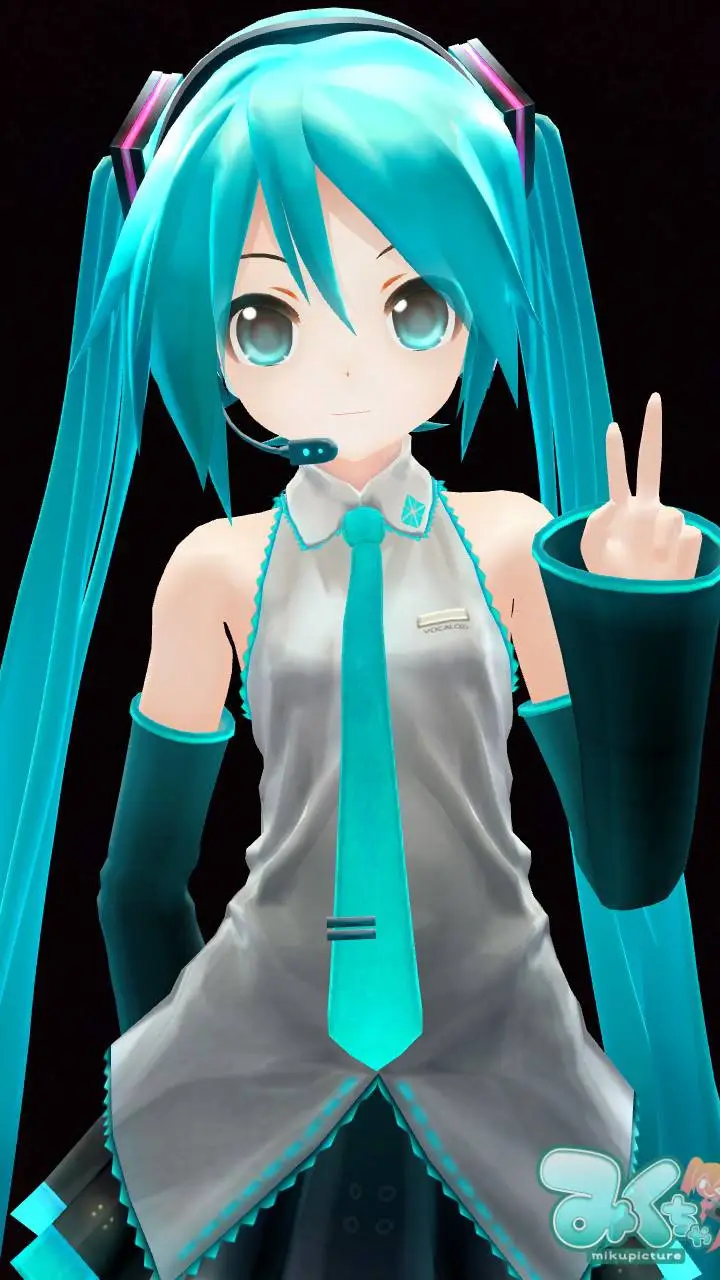 ai character: Miku  background