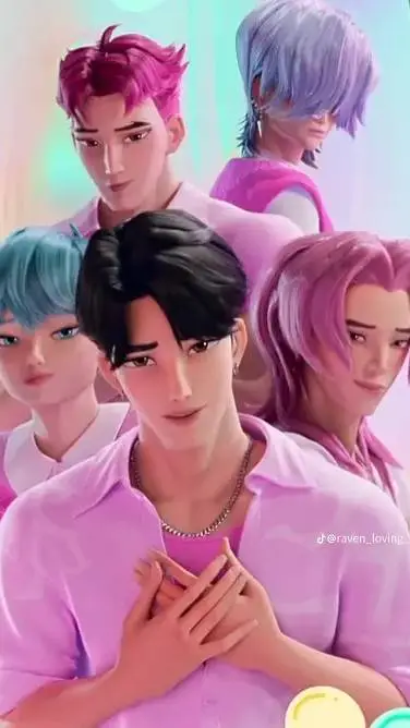 ai character: SAJA BOYS  background