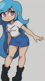ai character: sky background