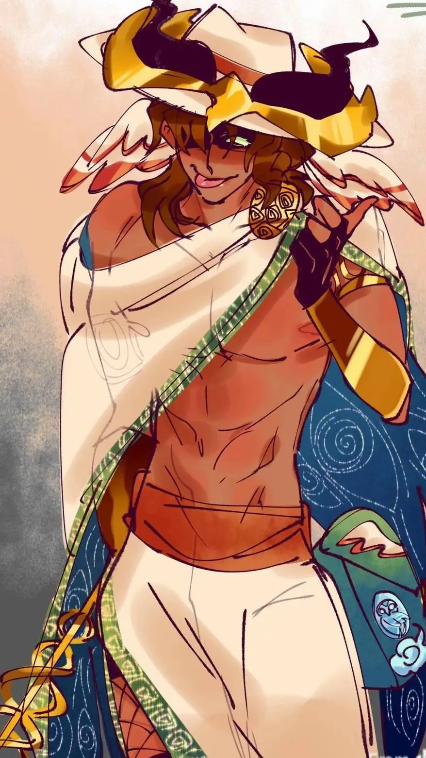 ai character: Hermes(ETM)  background