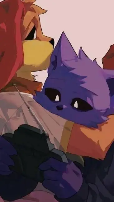 ai character: catnapxdogday background