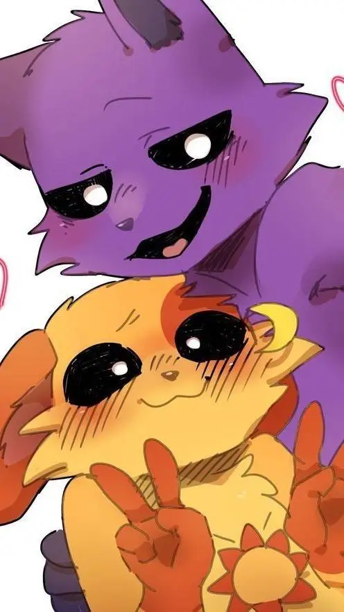 ai character: catnap X dogday  background