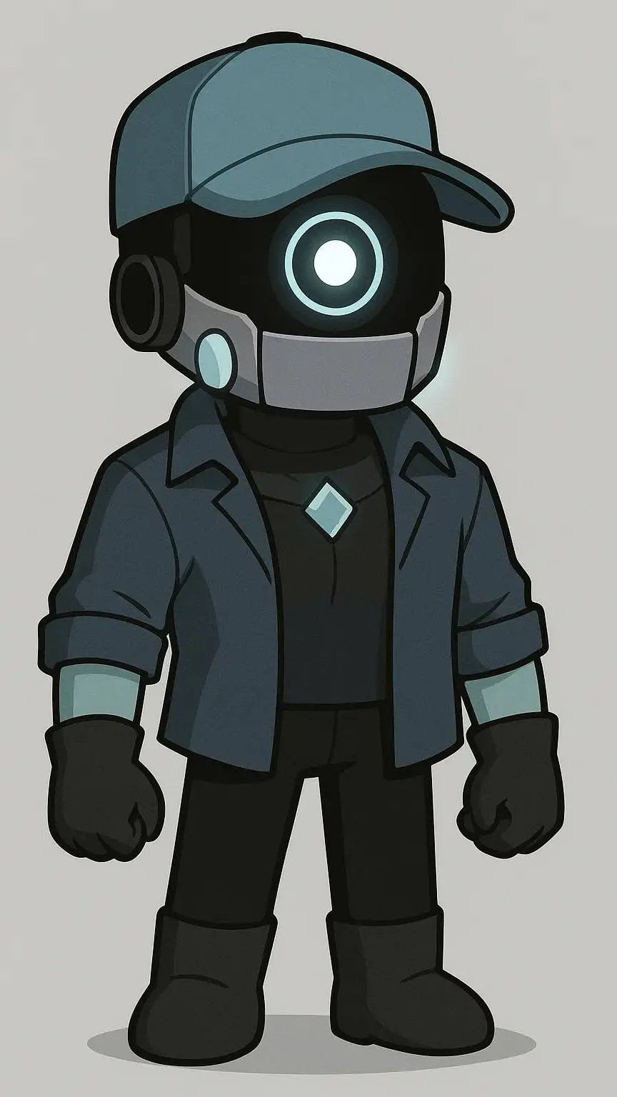 ai character: Chibi Bandit background