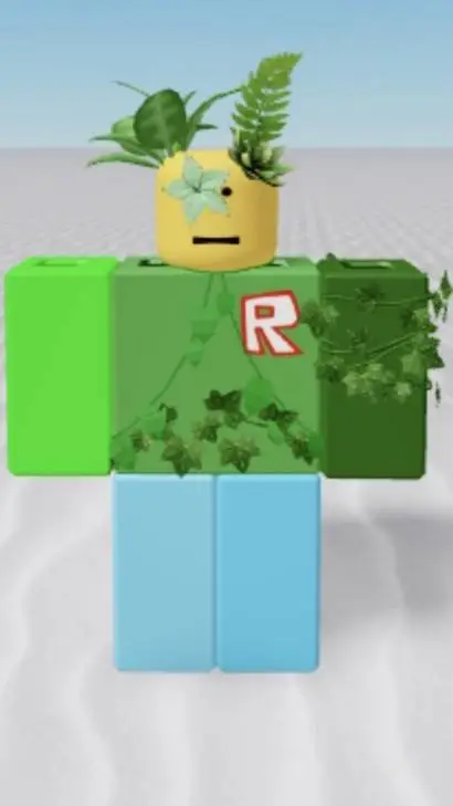 ai character: Planty (roblox oc) background
