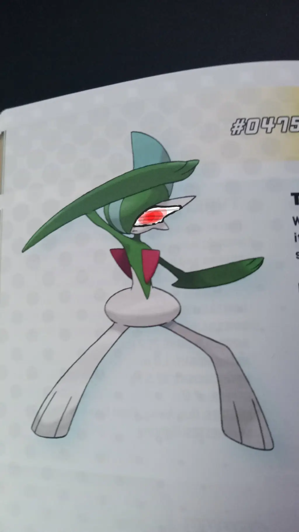 ai character: gallade background