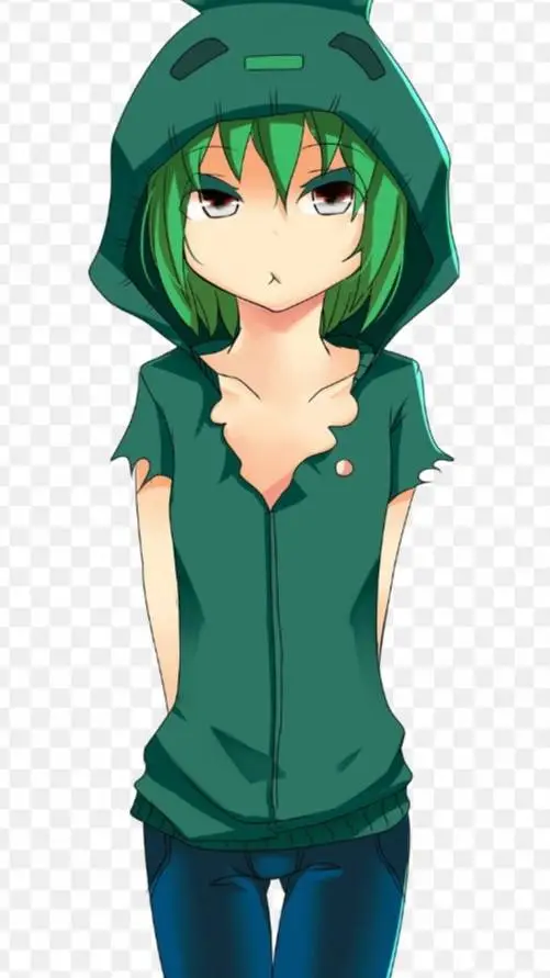ai character: minecraft anime background