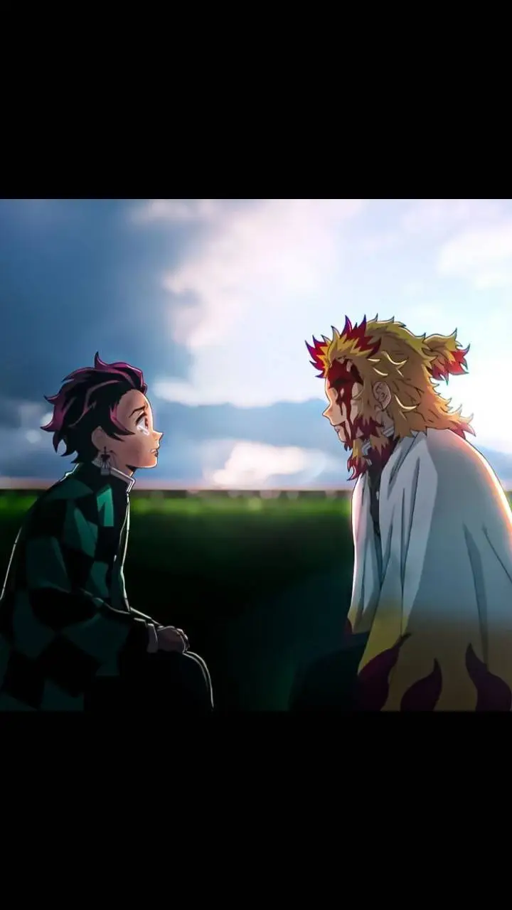 ai character: Tanjiro x Rengoku background