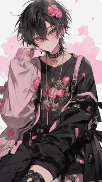 ai character: 🌺+*Daniel*+💝 background