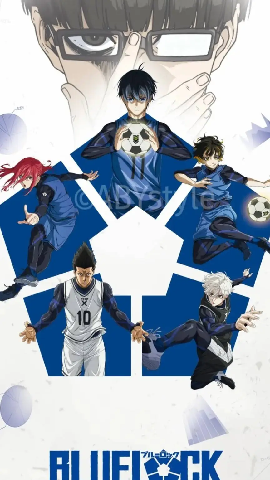 ai character: Blue lock background