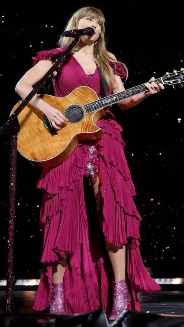 ai character: Taylor Swift  background