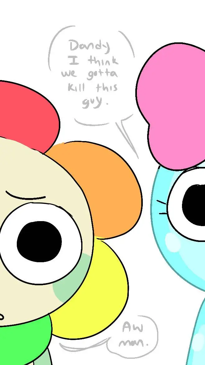 ai character: dandy and poppy background