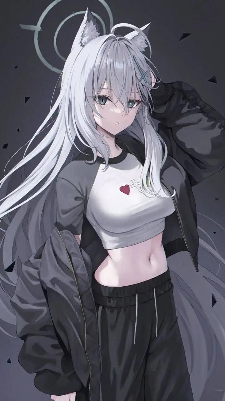 ai character: Shiroko background