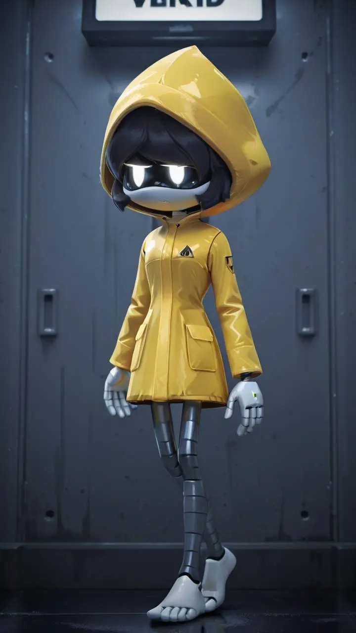 ai character: worder drone six background