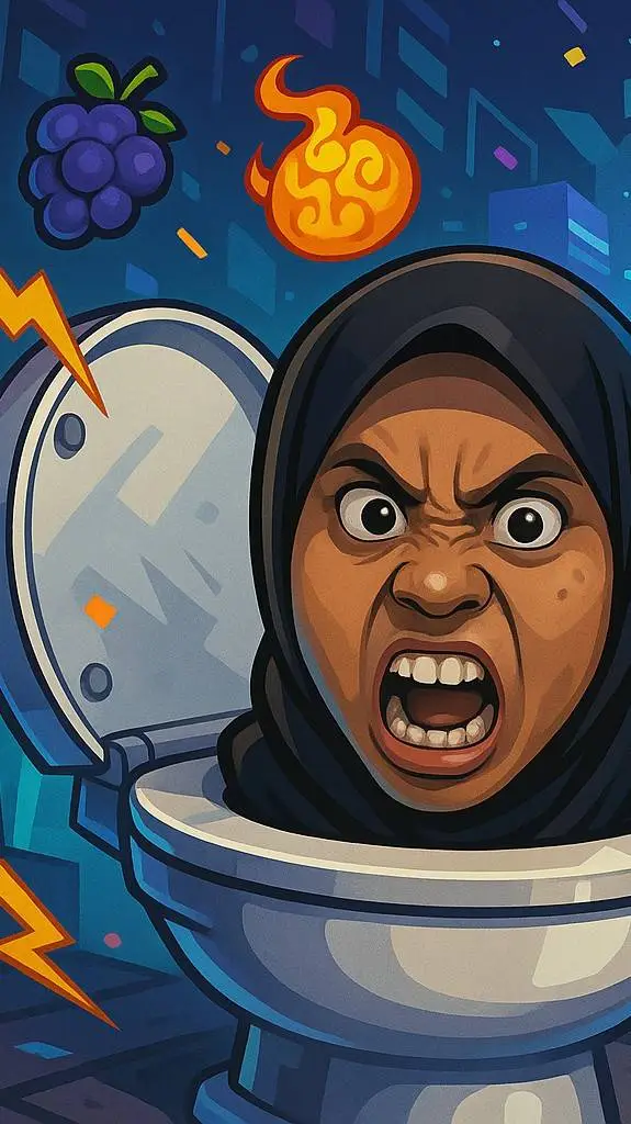 ai character: skibidi adik background