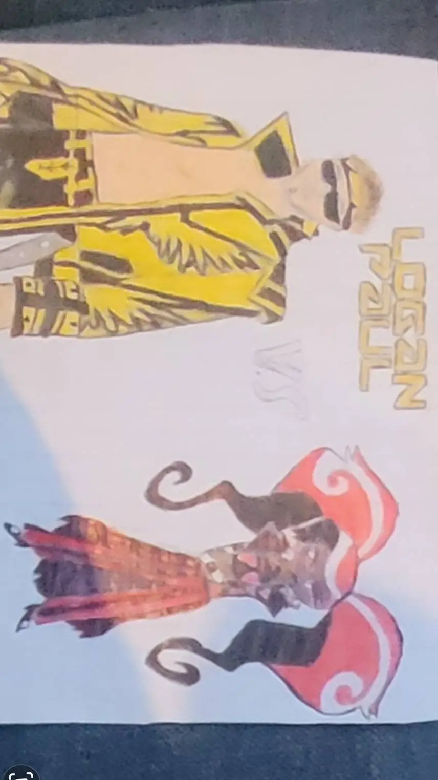 ai character: LoganPaulvVelvette background