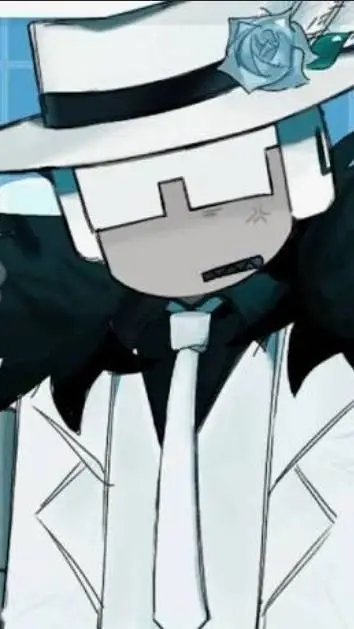 ai character: Ecnahc🤔👀 background