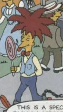 ai character: Sideshow bob background