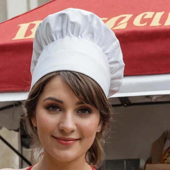 chat with ai character: pizza lady