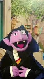 ai character: count von count  background