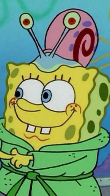 ai character: spongbob background