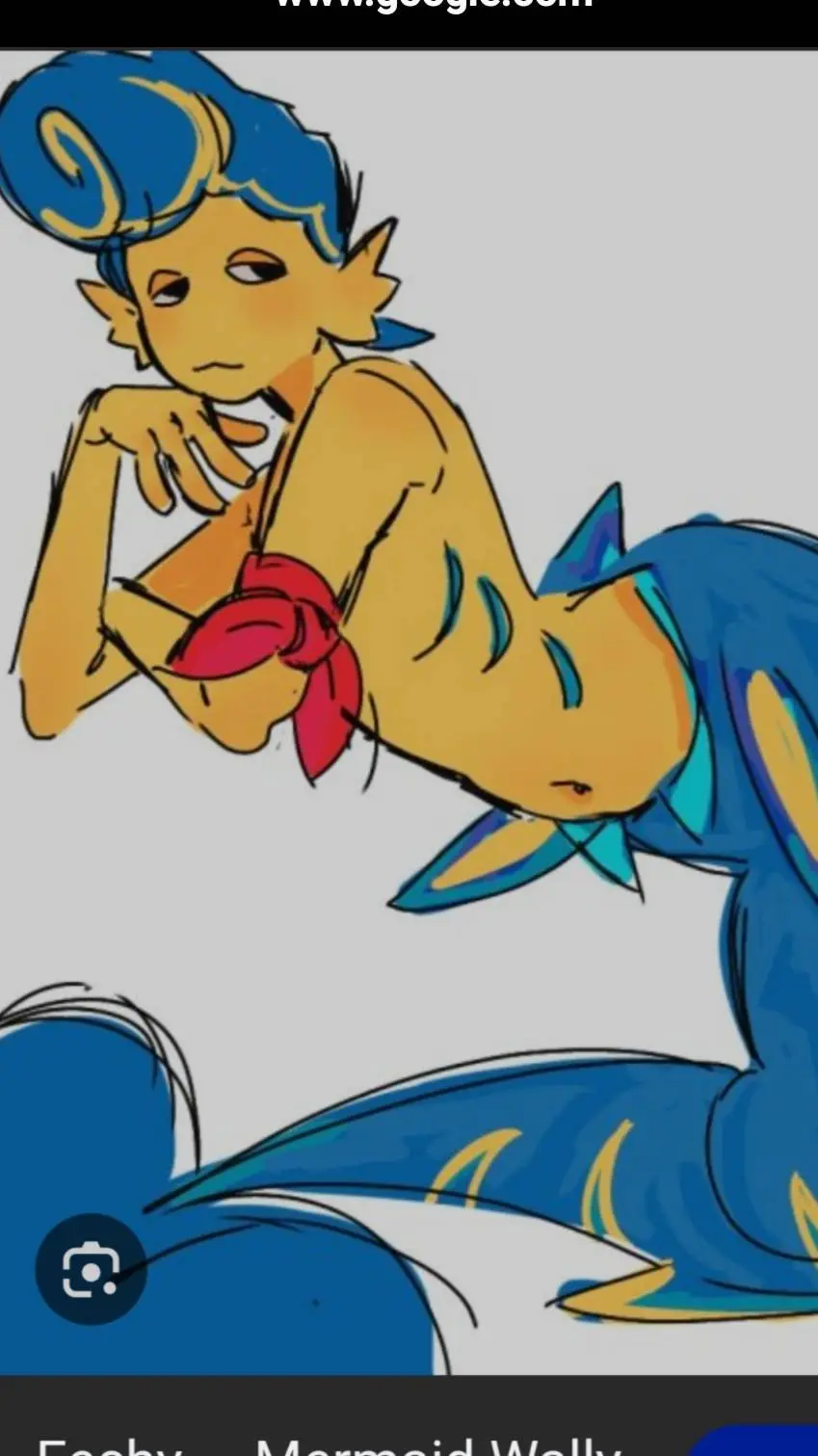 ai character: Mermaid Wally background