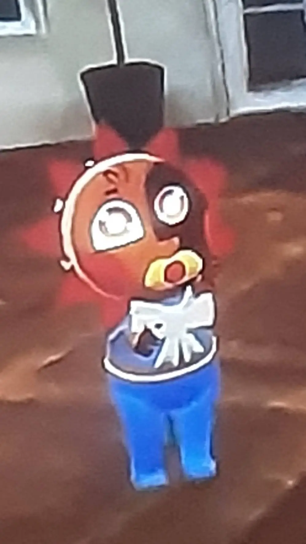 ai character: Baby Solar background